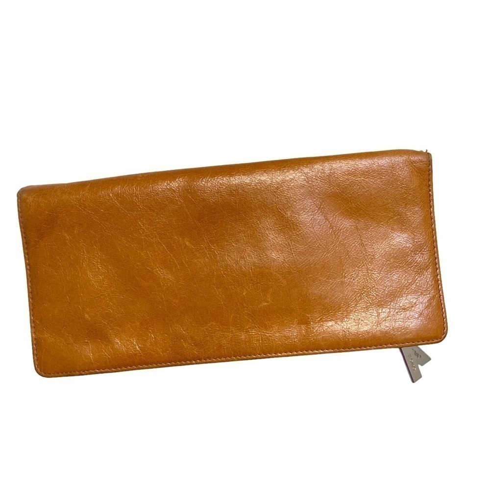Hobo brown leather wristlet clutch bag - Picture 3 of 14